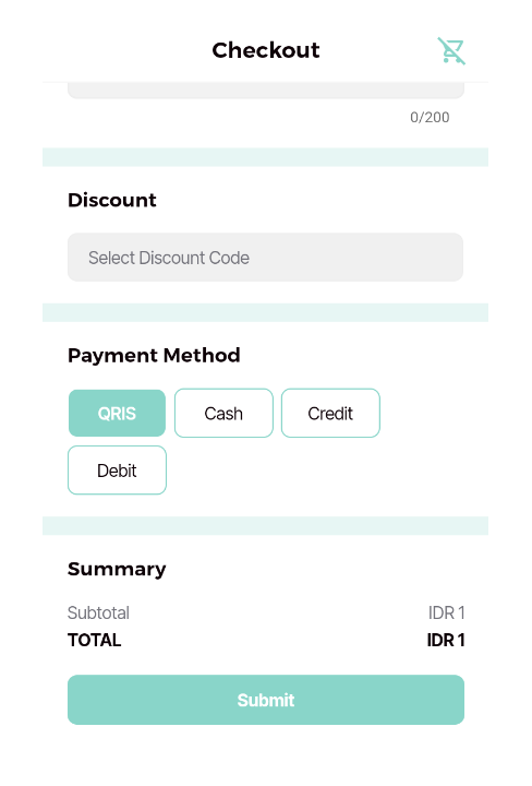 Checkout Summary
